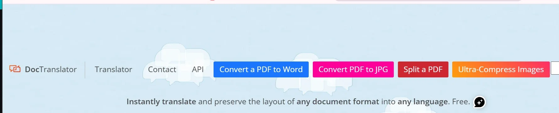 DocTranslator لترجمة ملفات pdf DocTranslator لترجمة ملفات pdf