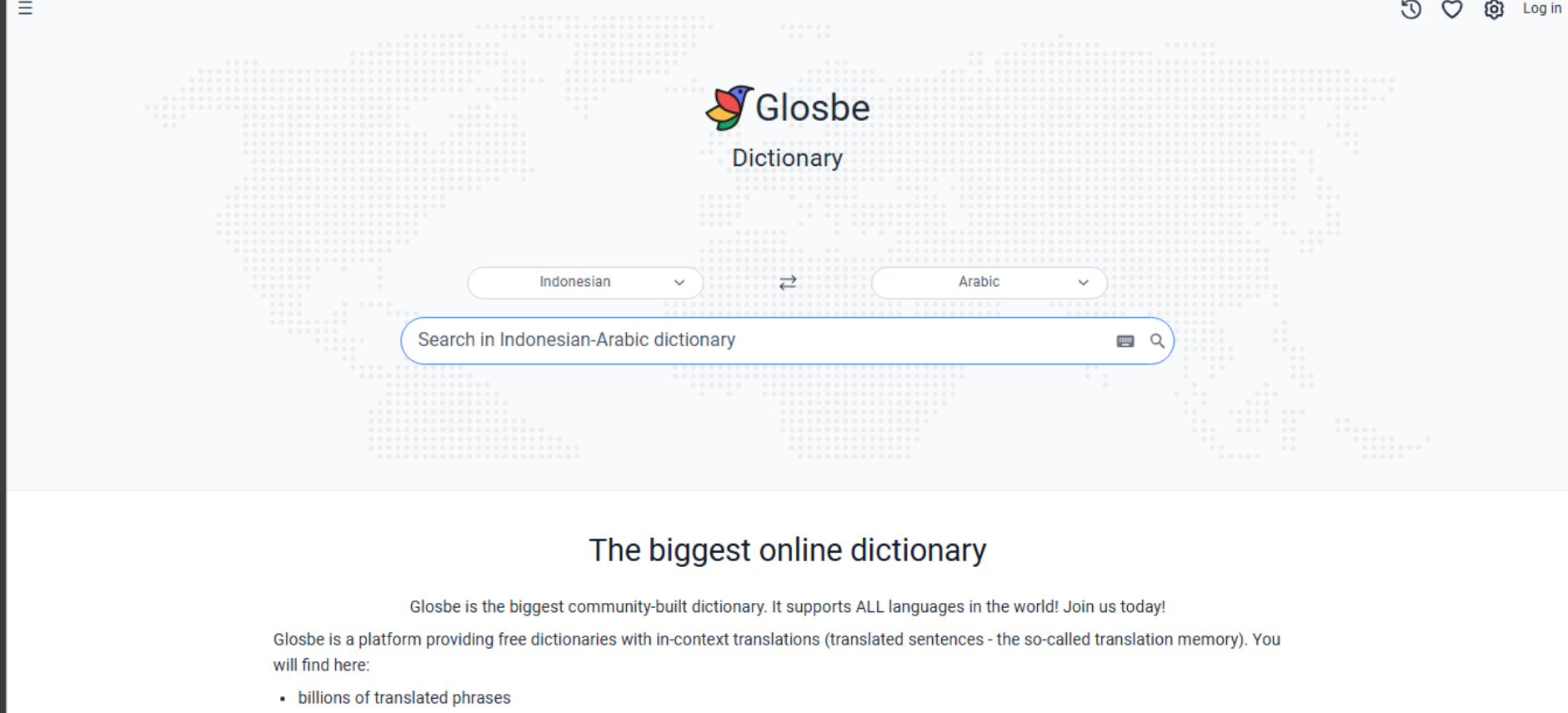 موقع Glosbe