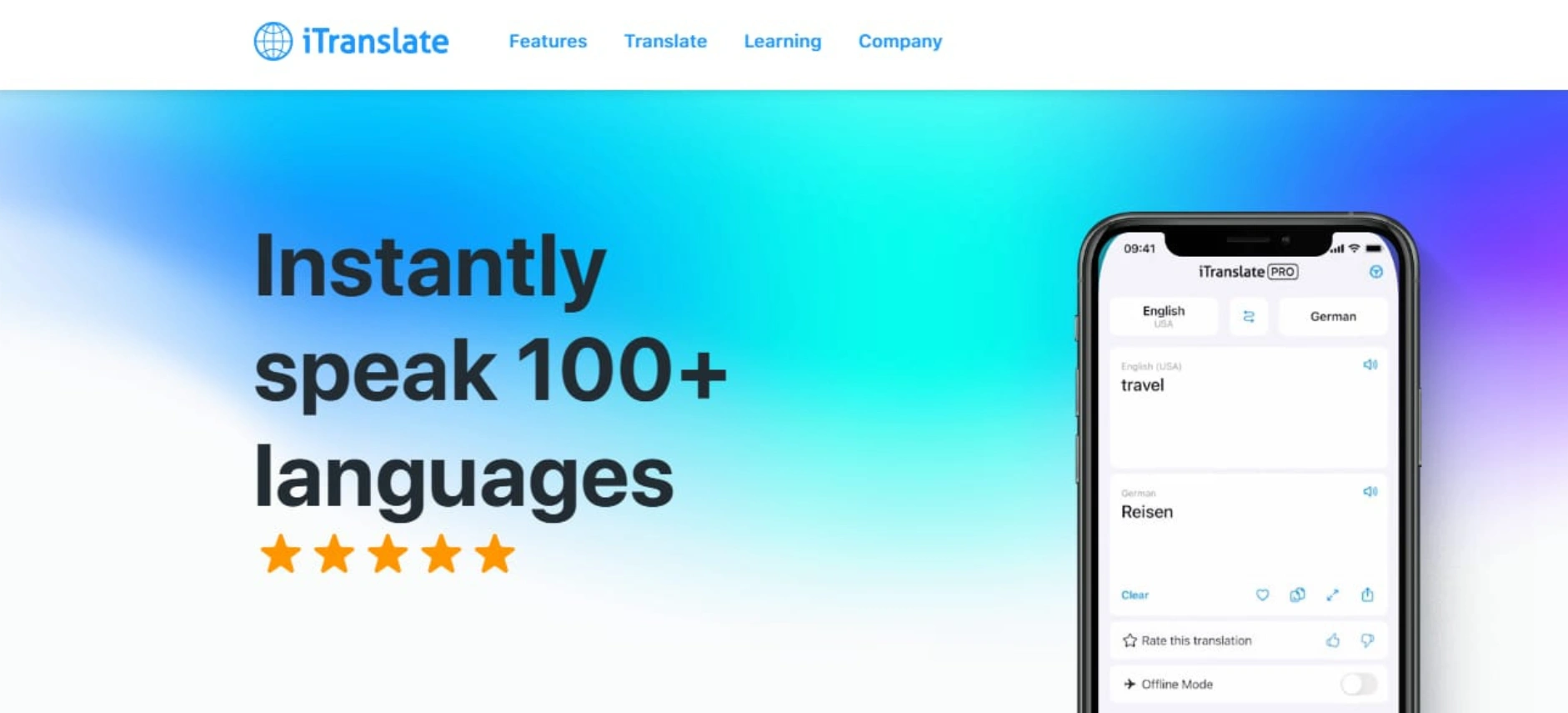 تطبيق iTranslate