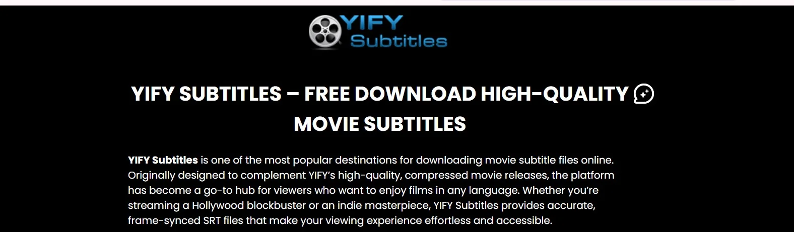 YIFY subtitles لترجمة الافلام YIFY subtitles لترجمة الافلام