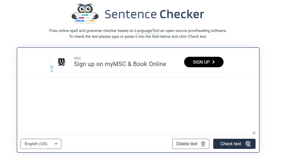 Sentence Checker